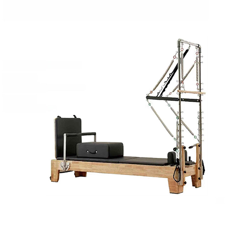 0ak Wood Series Half Trapeze Core Bed Reformer Product Size.2410*740*385/Rack 2000mm